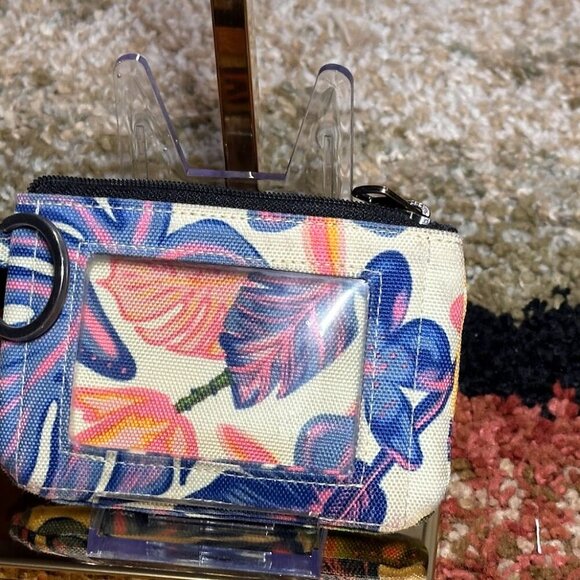 VANS ID & Card Holder in Floral Tropical Print Vans OG Print Inside Good Used Co - Picture 7 of 13